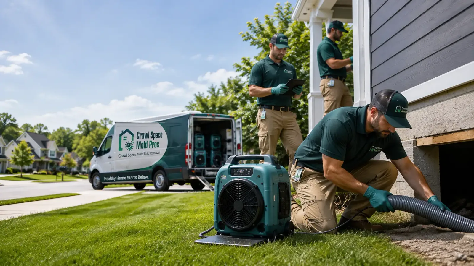 Crawl Space Mold Removal in Lurgan, PA